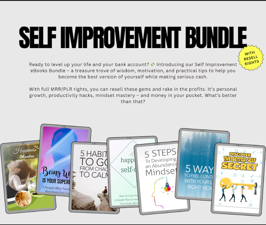 Self improvement bundle